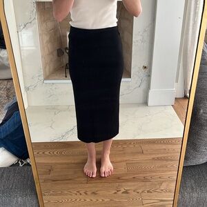 COS Black Midi Pencil Skirt for Work